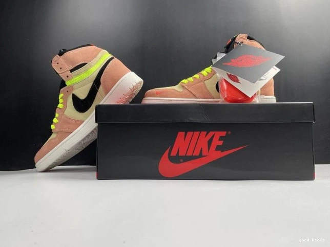 Cheap Jordan Air Peach Switch 1 CW6576-800 High 0709